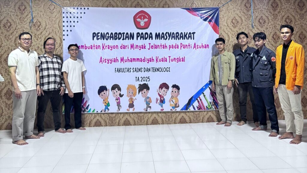Minyak Jelantah Disulap Jadi Krayon! Tim FST UNJA Ajak Anak Panti Kreatif dan Ramah Lingkungan